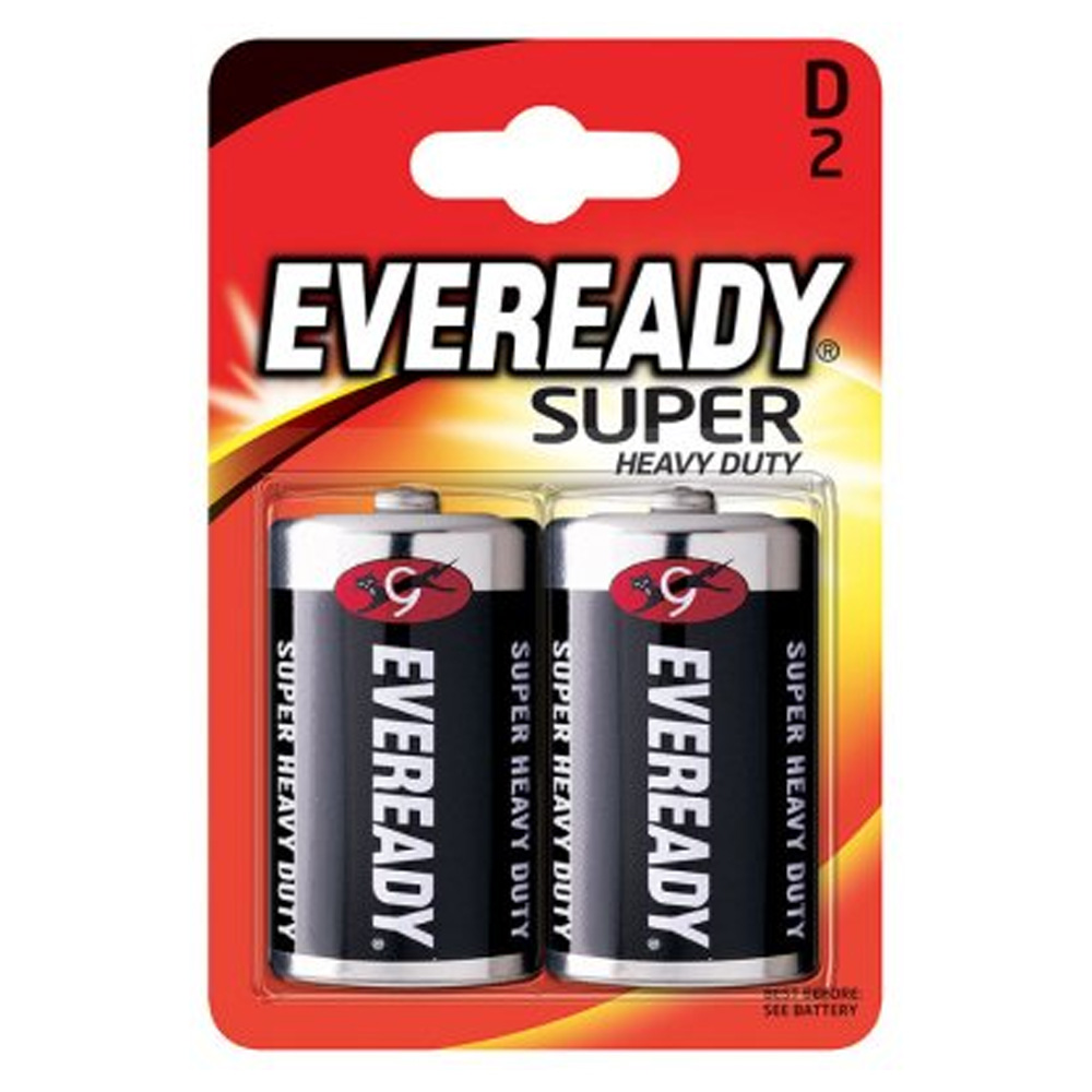 Батарейка D "Energizer Eveready SUPER", 2шт/уп