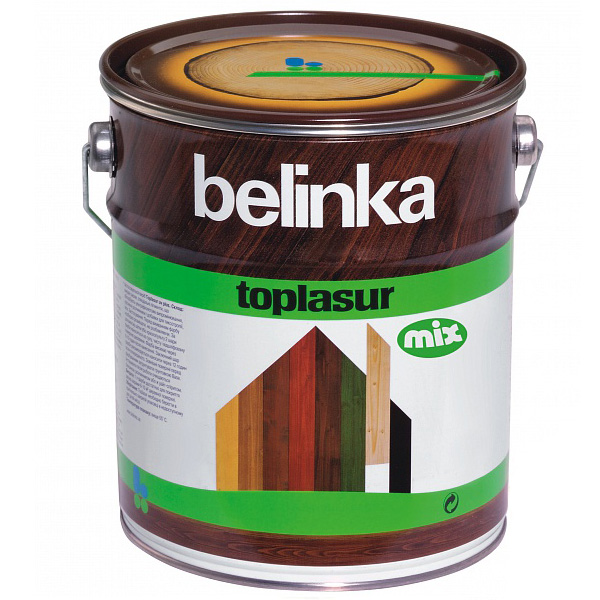 Лазурное покрытие для защиты древесины "BELINKA TOPLASUR UV PLUS", 1л/51200