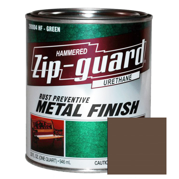 Краска для металла антикоррозийная "ZIP-GUARD" коричневая, гладкая RAL8017