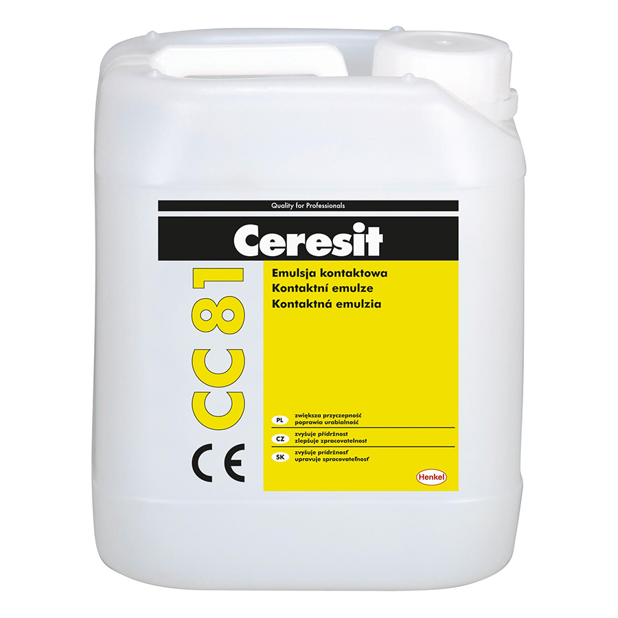 Добавка адгезионная для цементных растворов Ceresit СС 81, 10л
