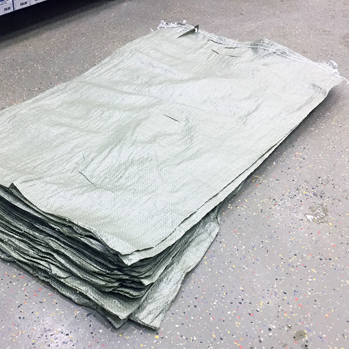 Мешки для строительного мусора, зеленые, 55х95 см