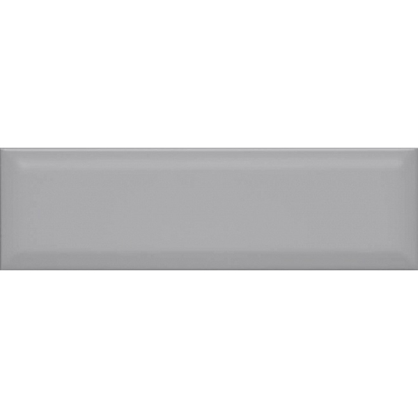 Плитка облицовочная Аккорд 9014, 8,5х28,5х0,92 см, серый грань