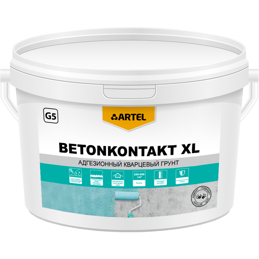 Грунтовка бетон-контакт ARTEL Profi G5, фракция XL (крупнозернистый), 20кг