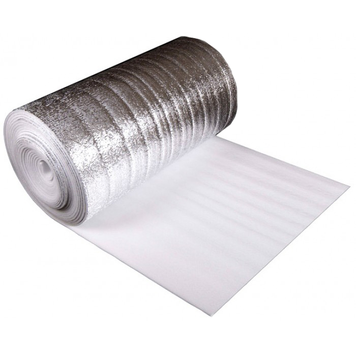 Самоклеящийся материал Изоком ППИ-ФС 3 с фольгированным покрытием (3мм*0,6м*30м)