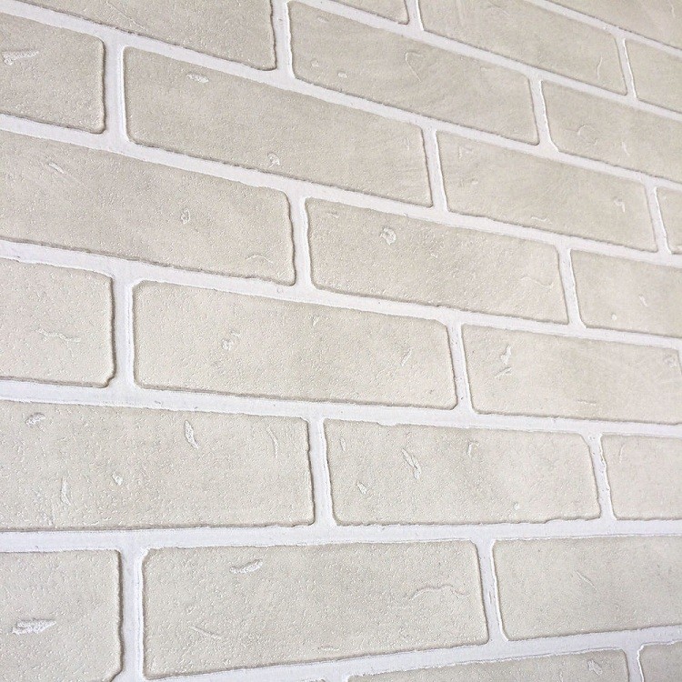 Панель стеновая МДФ, кирпич белый, 2440х1220х6 мм