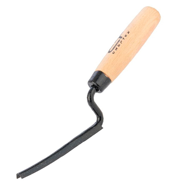 Расшивка каменщика, 10 мм, для внешних швов, деревянная ручка, "СИБРТЕХ" /86337