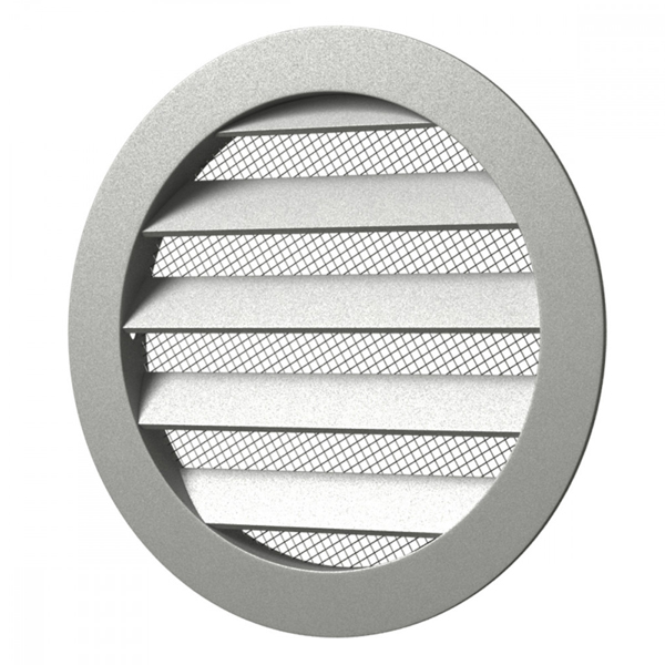 Решетка вентиляционная алюминиевая круглая D350 (фланец D315) 31,5РКМ