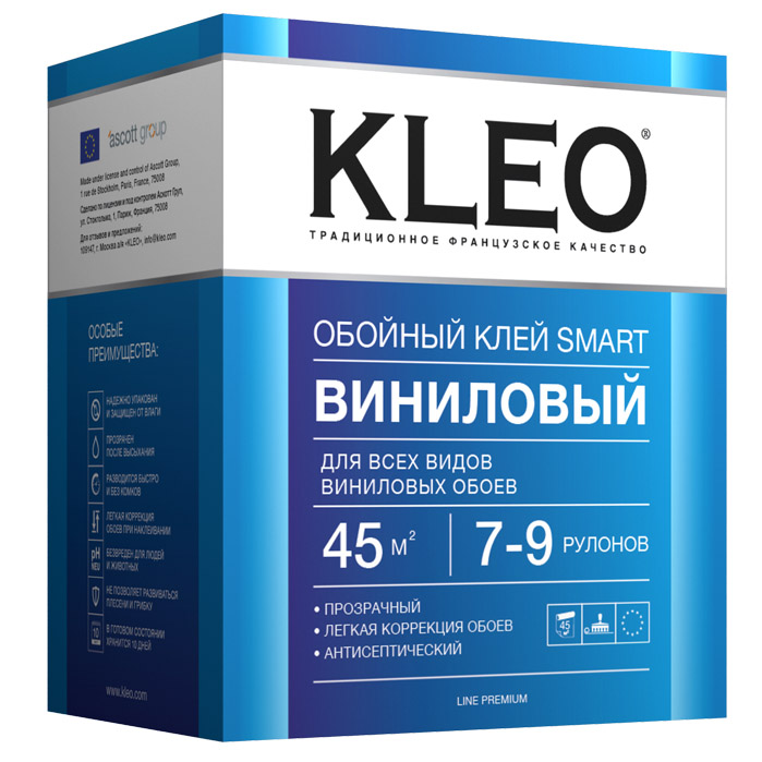 Клей виниловый "KLEO" SMART 7-9, 200 гр