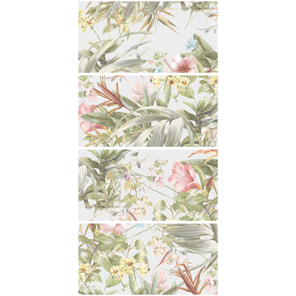 Панель ПВХ "Южные цветы", 250х2700х8 мм, Грин Лайн