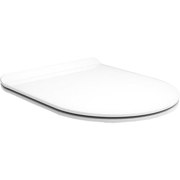 Сиденье PLAZA Modern для подвесного унитаза Slim Soft close + clip up, белый