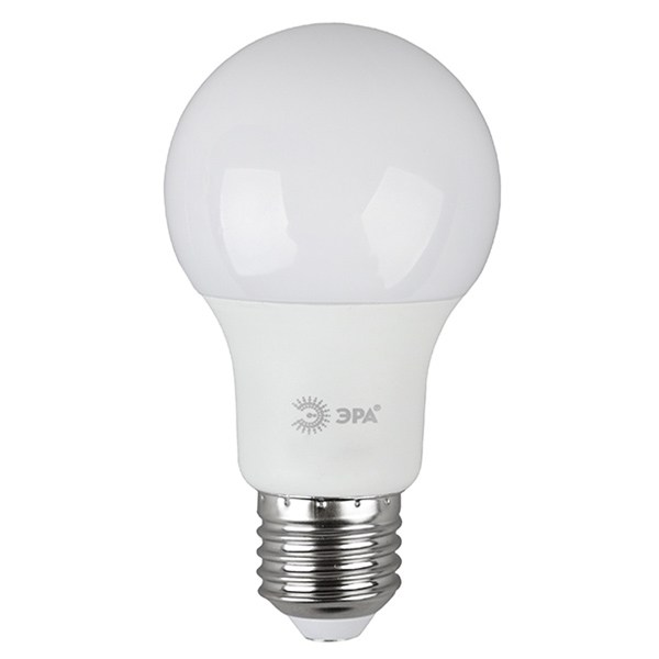 Лампа светодиодная ЭРА A60, 7Вт, нейтральный белый свет, E27