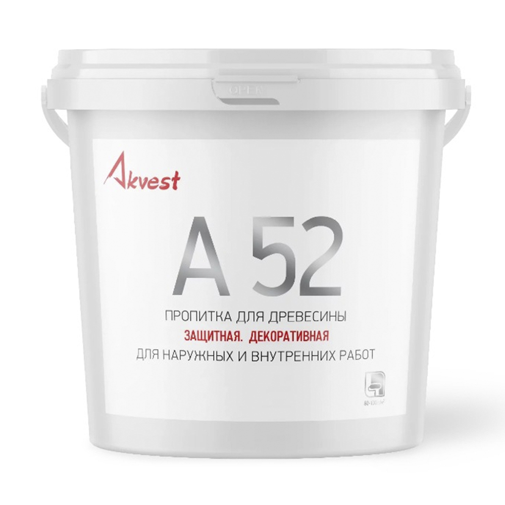 Антисептик Аквест-52 Дуб, 1кг,  для внутренних и наружных работ