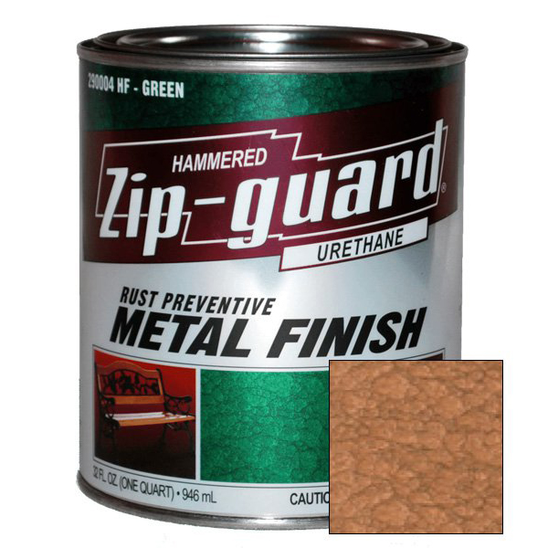 Краска для металла антикоррозийная "ZIP-GUARD" медная, молотковая 0,946 л./290074