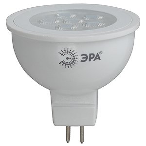 Лампа светодиодная ЭРА, MR16, 8Вт, нейтральный белый свет, GU5.3