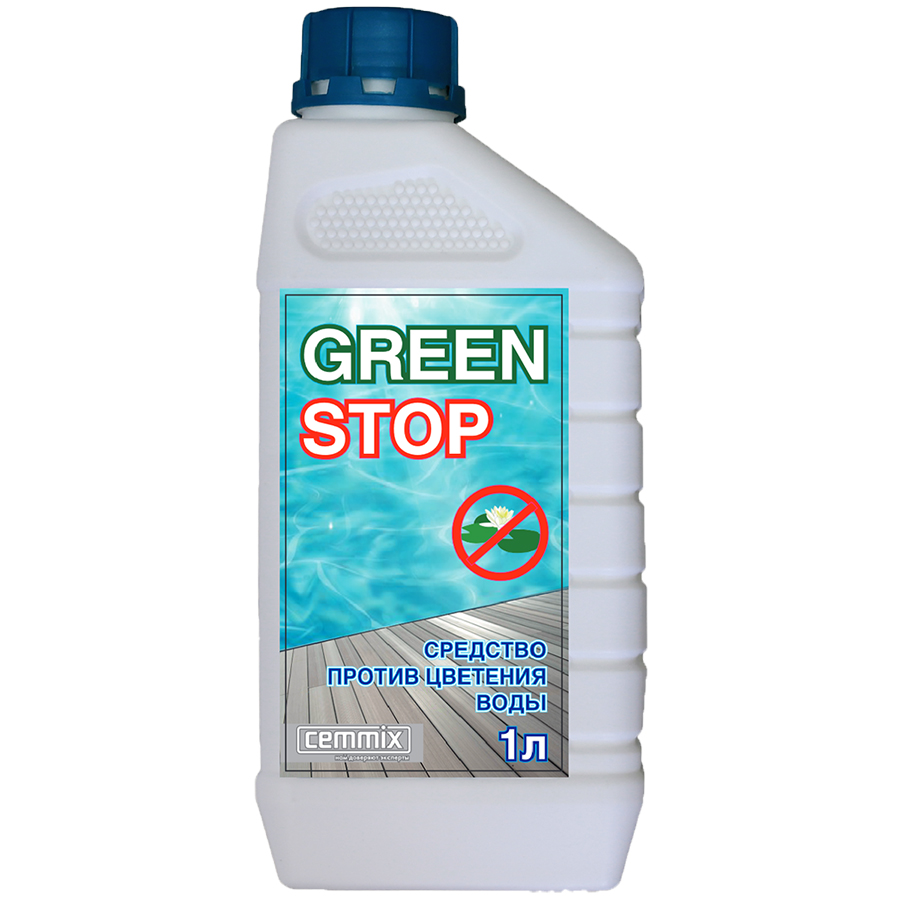 Средство для бассейнов против цветения воды «GREEN STOP» 1л