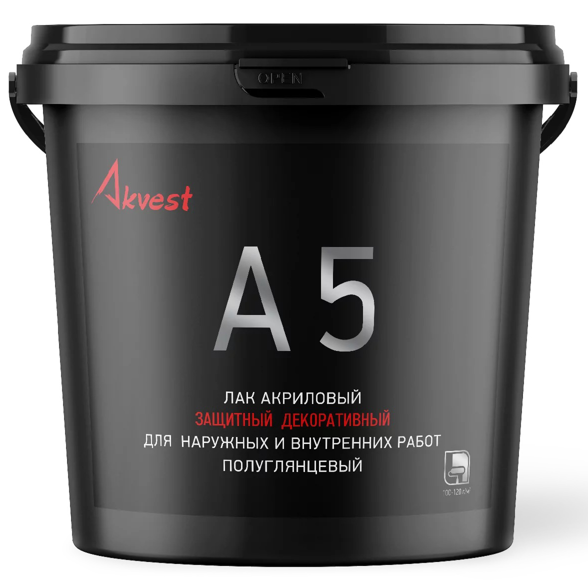 Лак-антисептик Аквест-5, иней, 1 кг