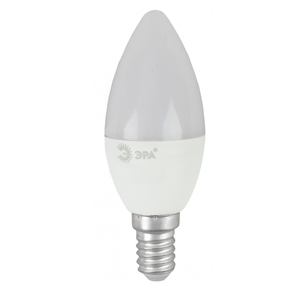 Лампа светодиодная (свеча, 11Вт, нейтр, E14) Эра ECO LED B35-10W-840-E14