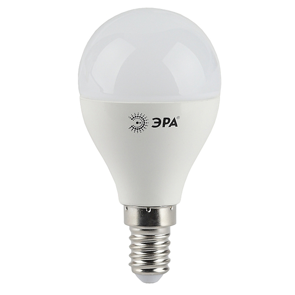 Лампа светодиодная ЭРА P45, 11Вт, нейтральный белый свет, E14