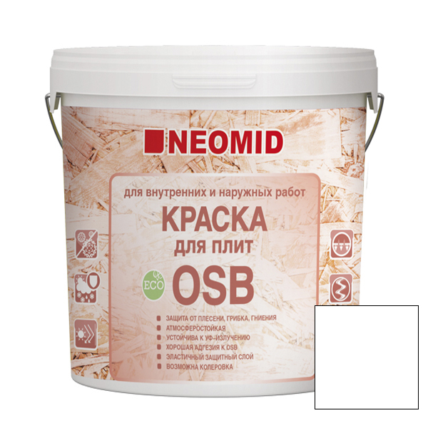 Краска для плит OSB "Neomid", 1кг