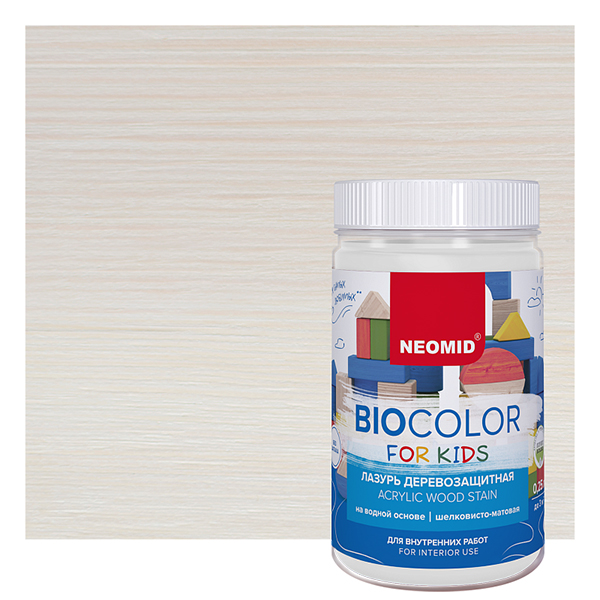 Антисептик "BIO COLOR FOR KIDS" белый (0,25 л)