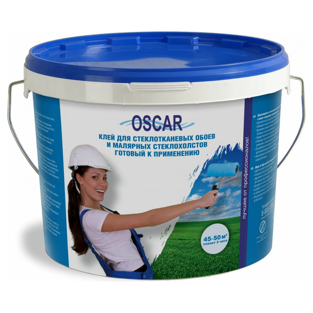 Клей для стеклотканевых обоев OSCAR GOS10, 10 кг