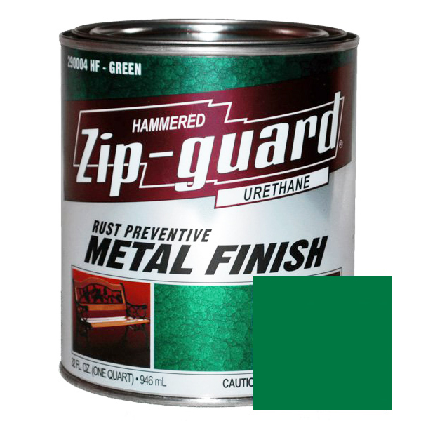Краска для металла антикоррозийная "ZIP-GUARD" зелёная, гладкая