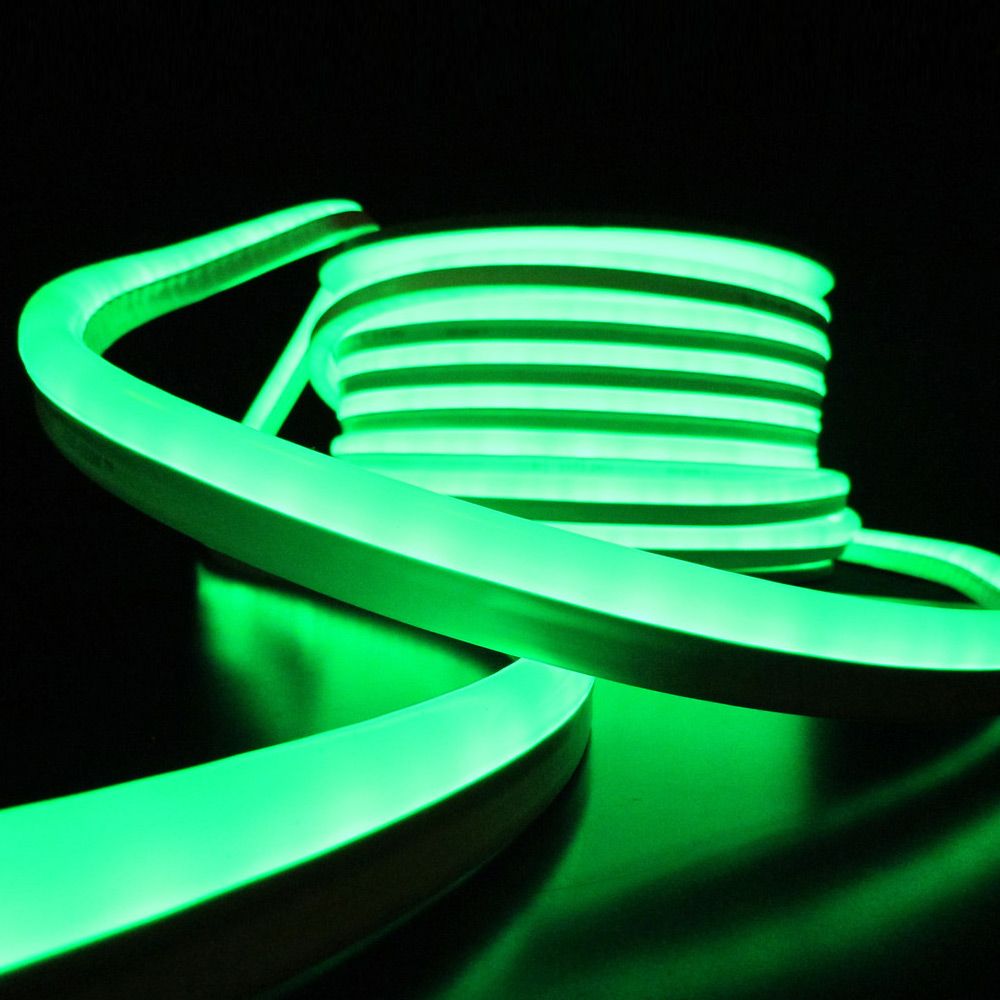 Светодиодная неоновая лента ЭРА зелёная