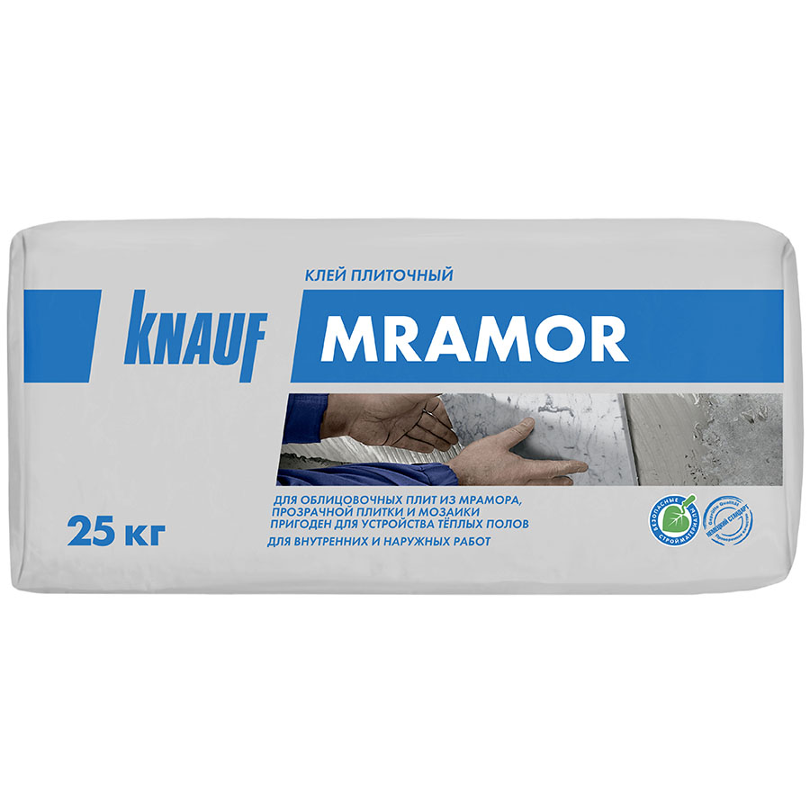 Клей для плитки "Кнауф-Мрамор" 25кг